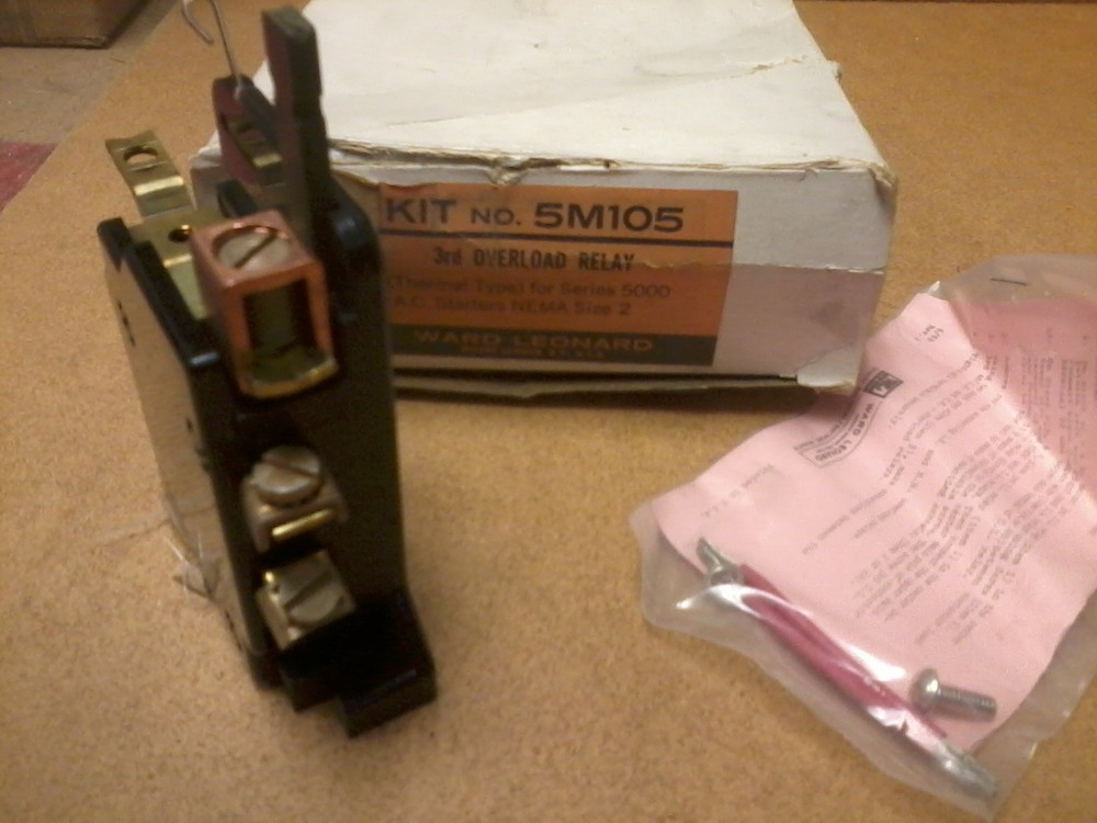 5M105 Ward Leonard Overload Relay Size 2 NIB