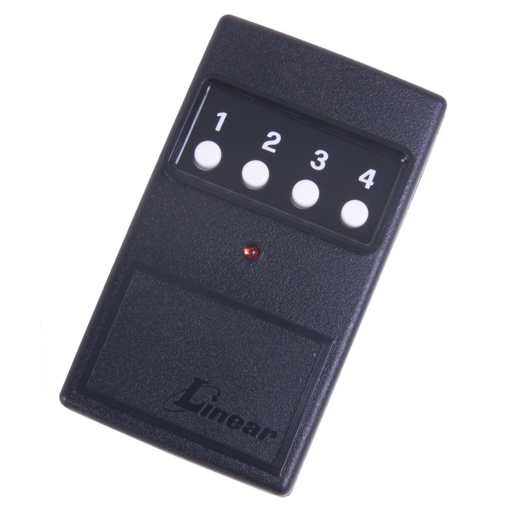 Linear DT-4A DNT00027A 3+1 Button Remote Transmitter 310MHz 8 Dip Switch Delta 3