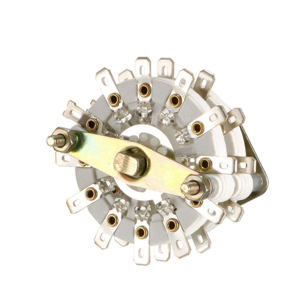2P11T 2 Pole 11 Position Selectable 2 Deck Band Channel Rotary Switch Selector