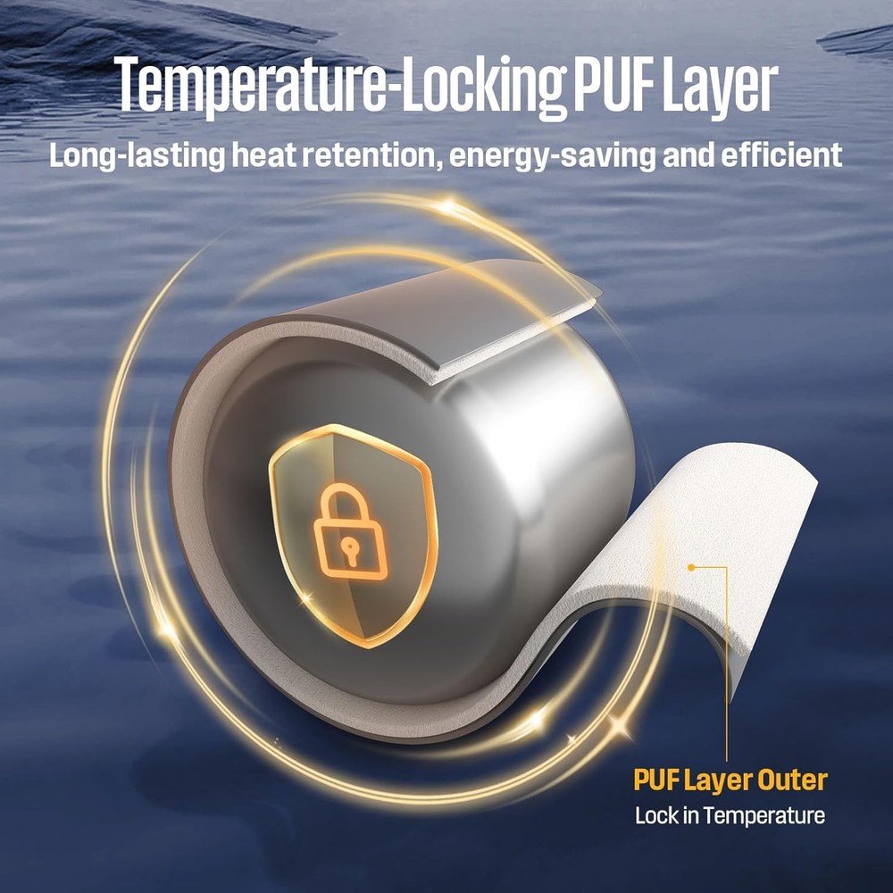 1.5 Gal 6.6L Electric Mini Tank Instant Hot Water Heater for Under Sink, Camper