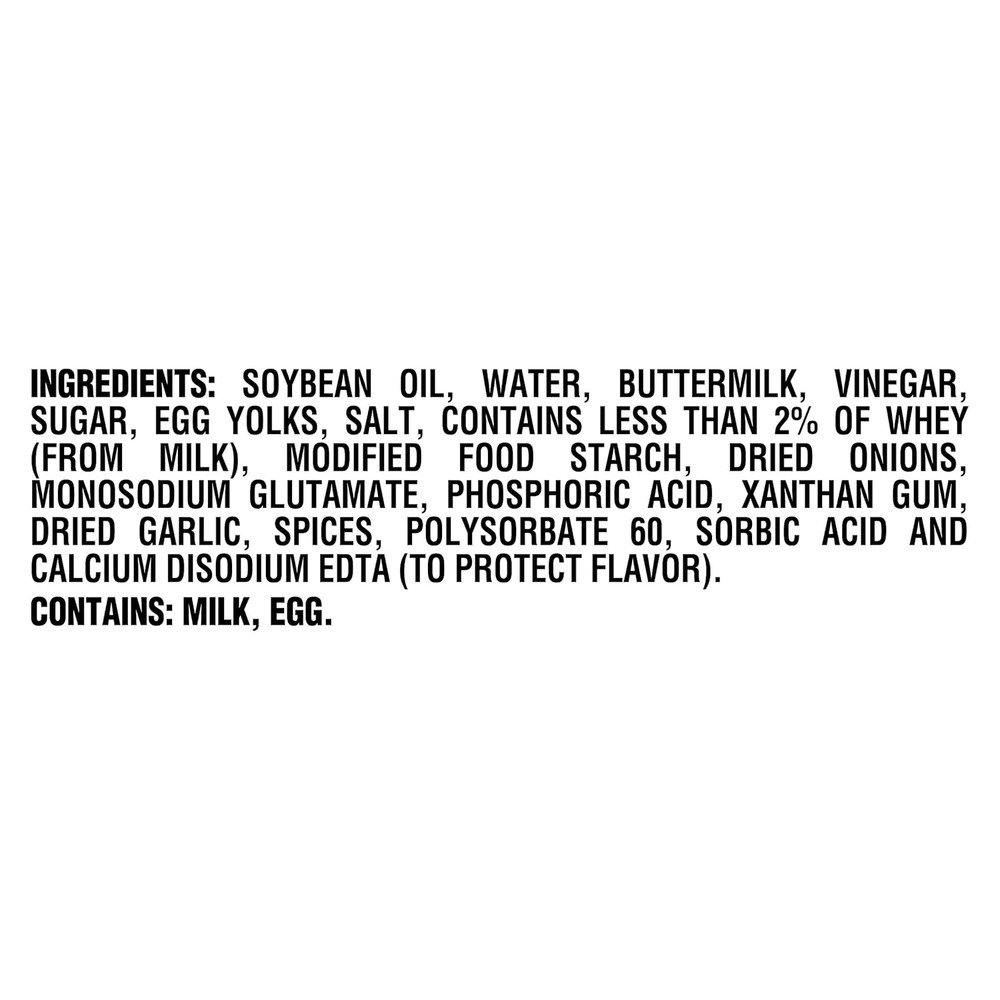 Buttermilk Ranch Dressing, 16 Fl Oz Bottle