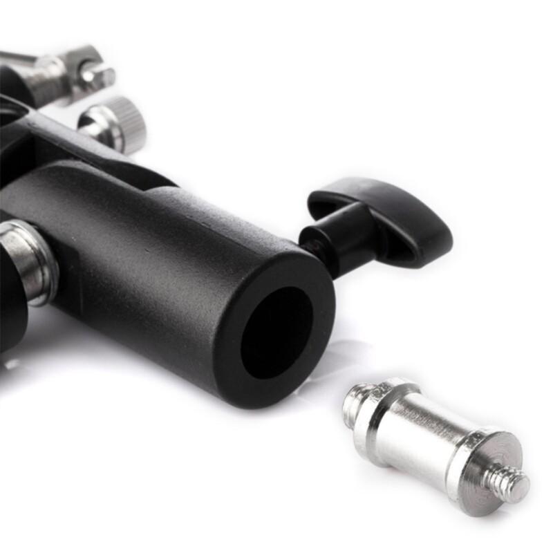 Bracket H-Type Holder Adapter Light Stand Mount Umbrella Softbox