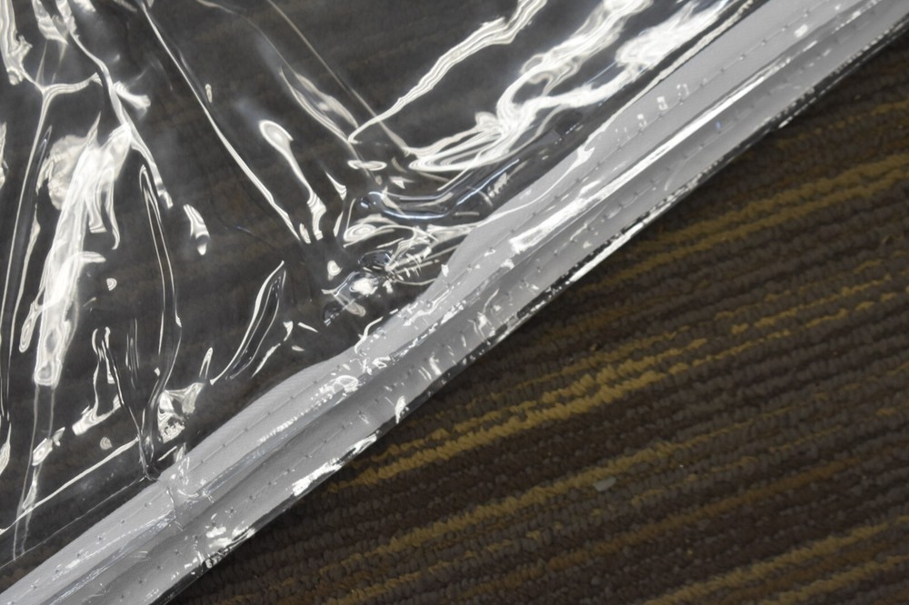 Large Vinyl Clear Storage Tote Bag Oversized Plastic Storage Multipurpose