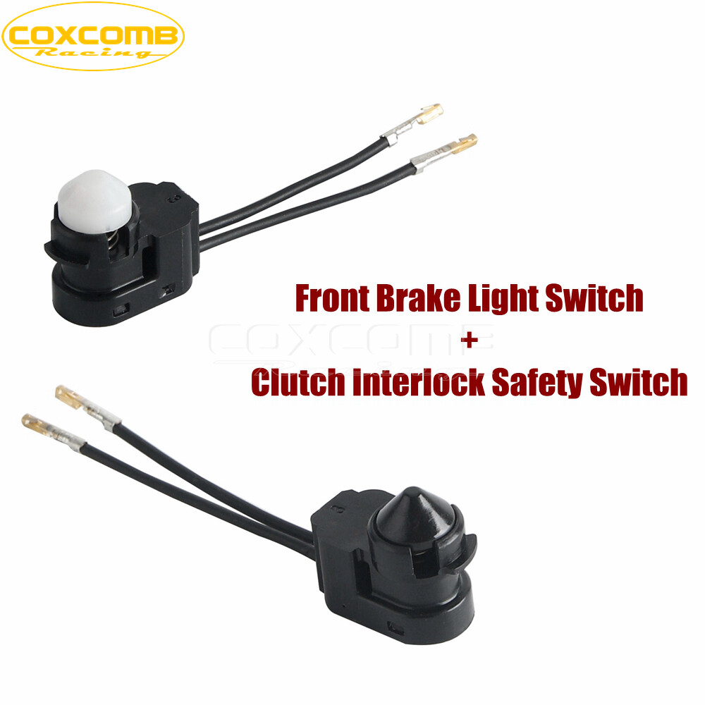 Front Brake Light Switch & Clutch Interlock Safety Switch For Harley Dyna FXDL/S
