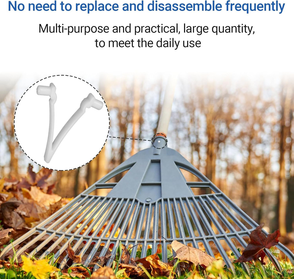 (21-Pack) Replacement Pool V-Clips - Pool Brush Plastic Clips/Pool Pole Net Cli