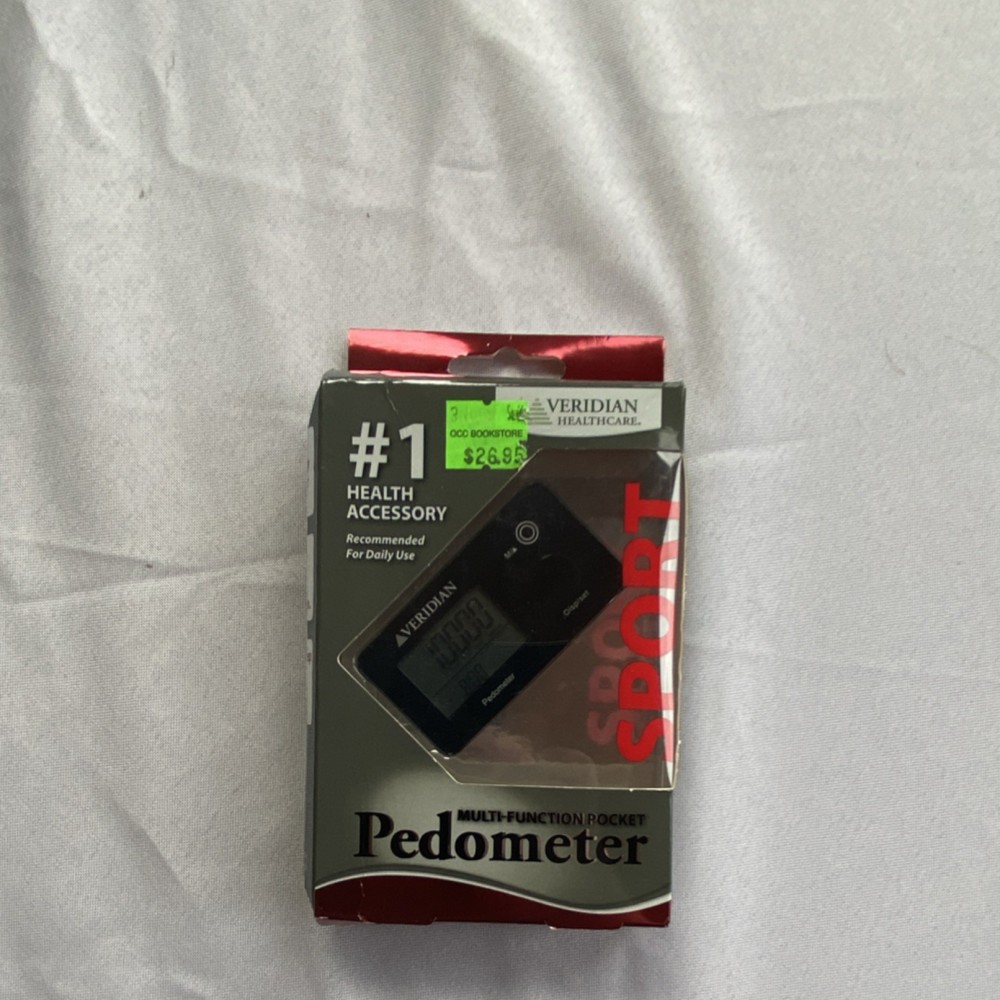 Veridian Healthcare Multi-Function Pedometer 3D Sensor, Steps, 92-19006