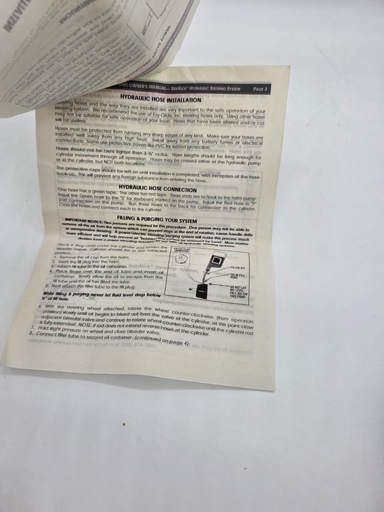 Ezy-Glide Side-Kick Replacement Steering Wheel Used Missing Parts