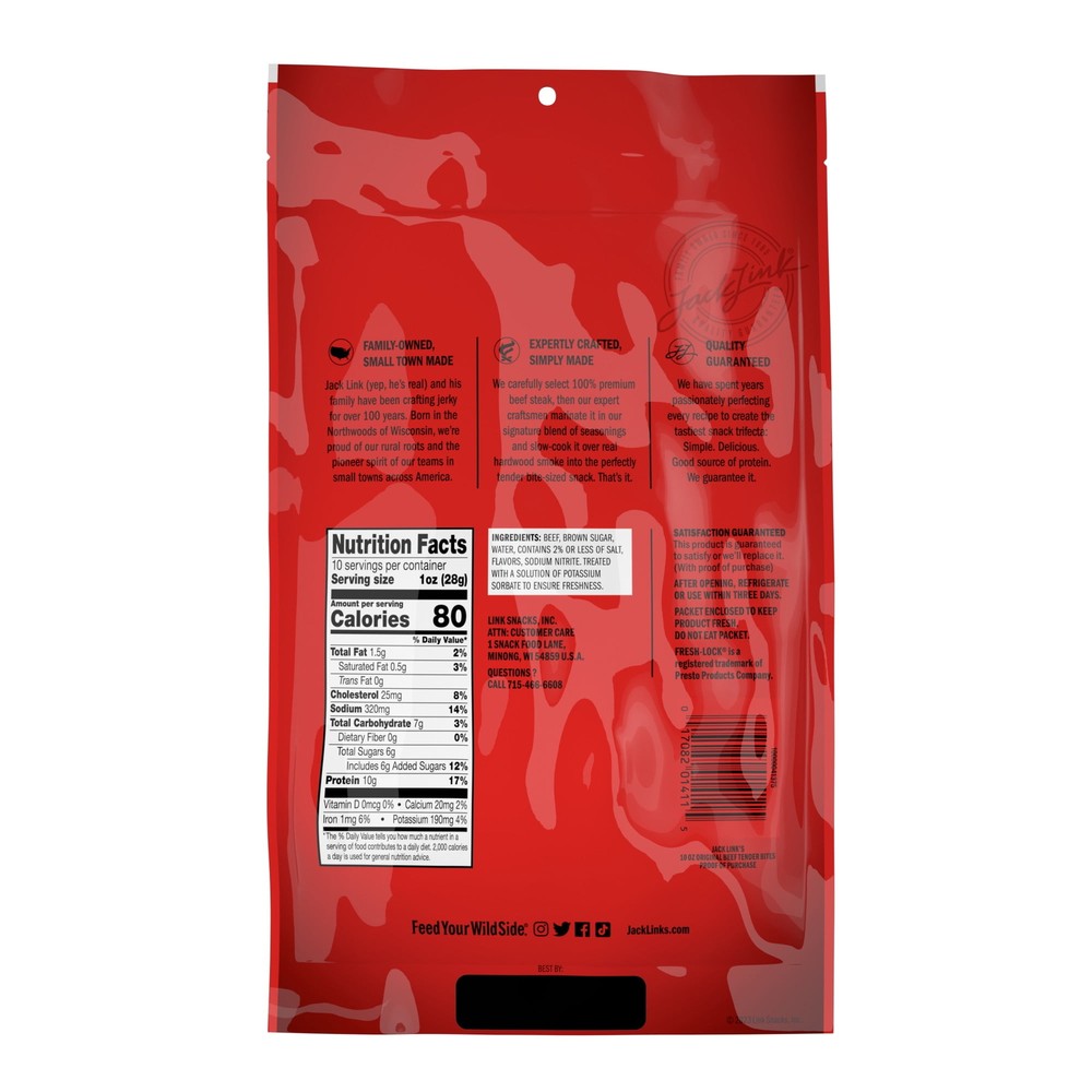 Jack Link's Original Beef Tender Bite, 10oz