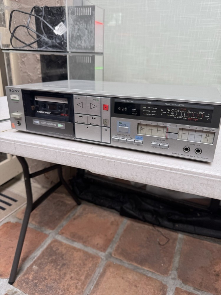 Sony TC-FX410R auto reverse cassette deck
