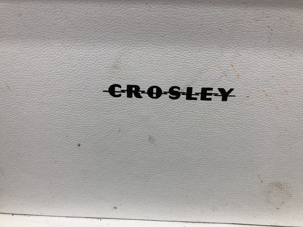 Crosley Record Player CR8005E-WS- No Power Cord - Untested