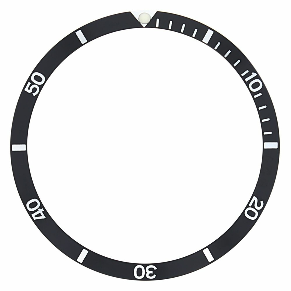REPLACEMENT BEZEL INSERT BLACK FOR WATCH 37MM X 32MM