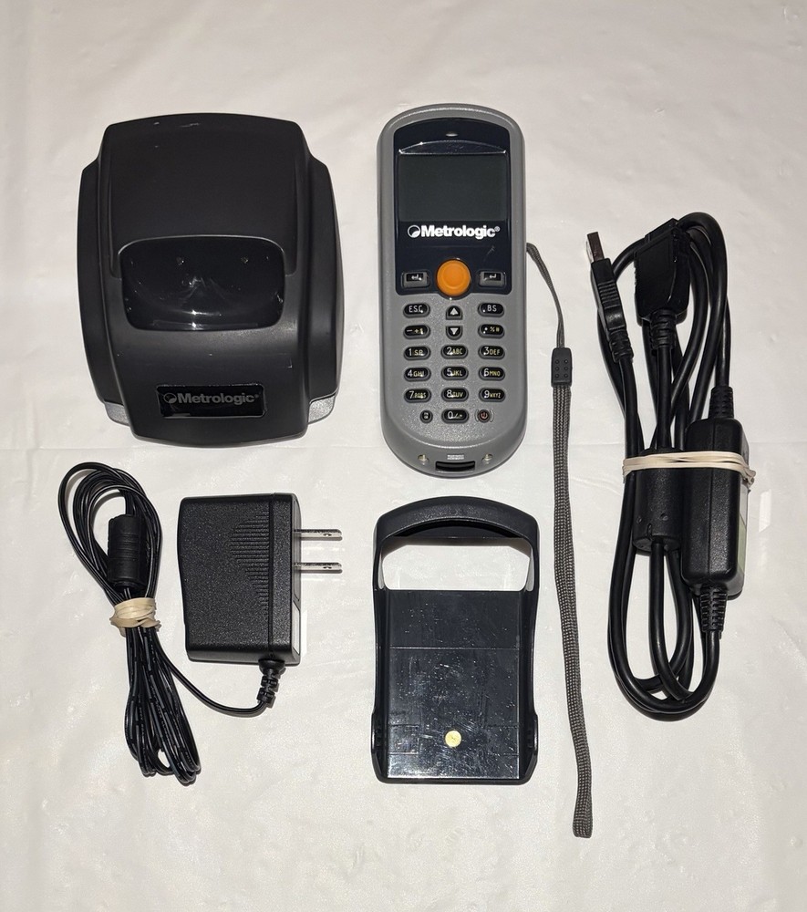Metrologic OptimusS SP5500 Batch Scanner PDT Cradle USB Serial Cable