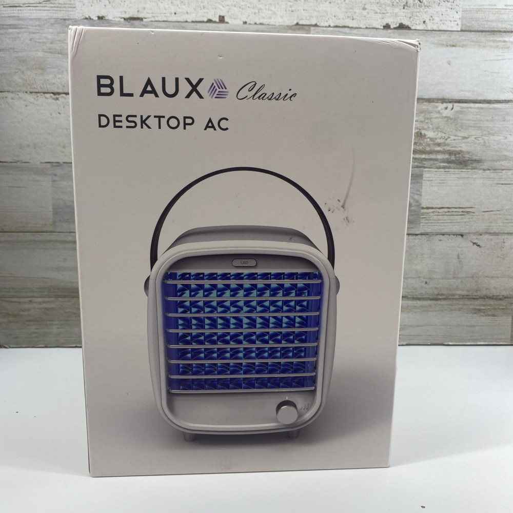 Blaux Classic Desktop AC with Fan Adjustment Dial & Mood Light