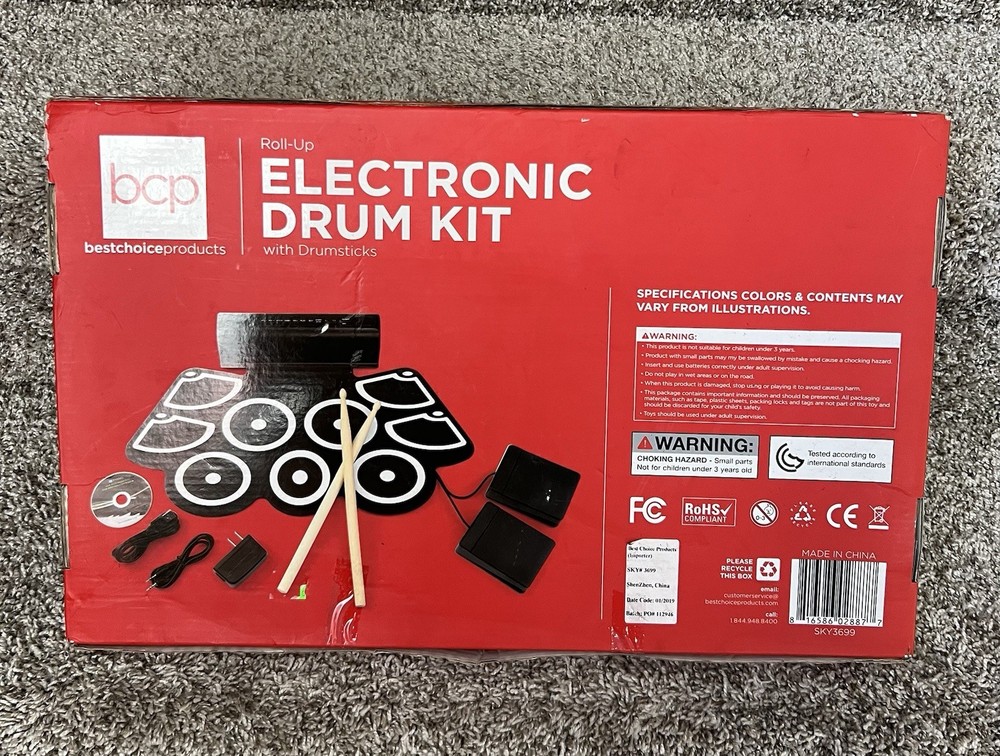 BCP Roll-Up Electronic Drum Kit