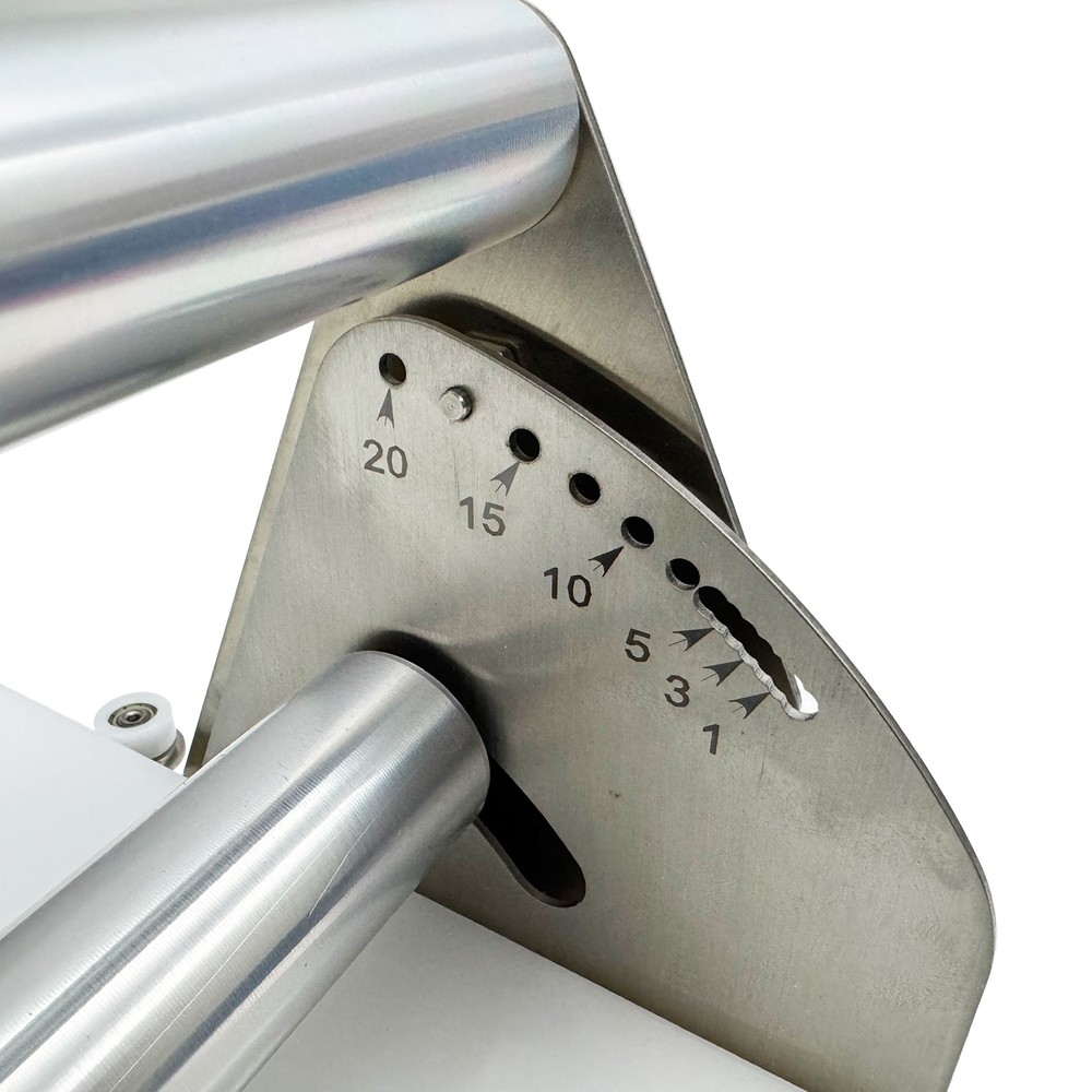 Hand-Crank Dough Roller Puff Pastry Maker 12" PP Material Kitchen Bakery Tool