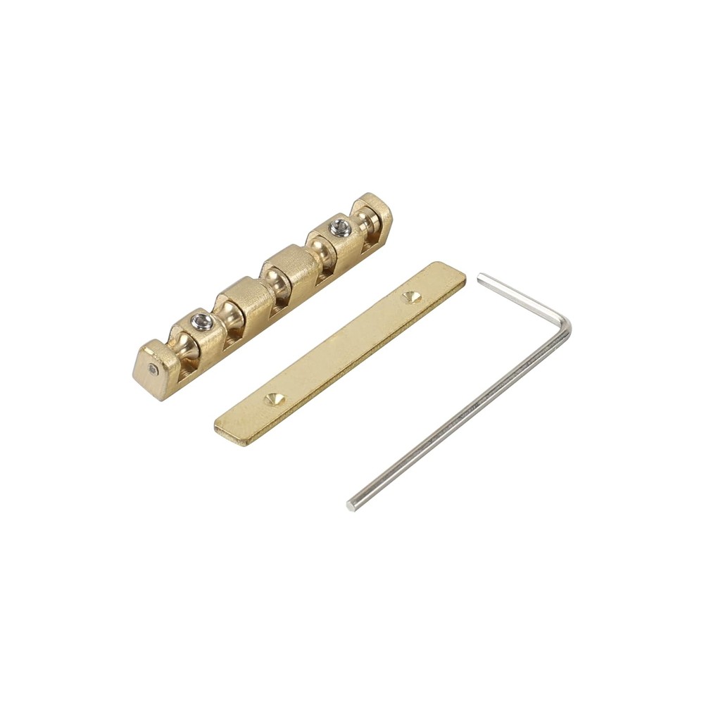 Brass 5 String Bass Roller Nut Adjustable Replacement