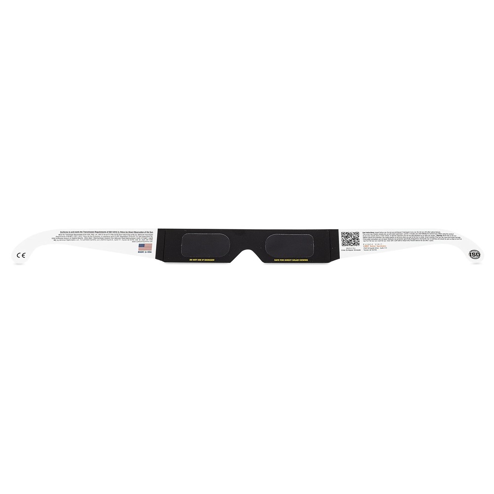Lunt Solar Systems ISO & CE Certified Eclipse Glasses – 5-Pack, Regular