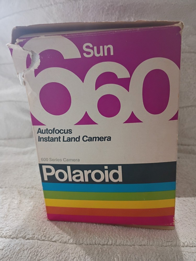 Polaroid 660 Camera In Original Box With Tags