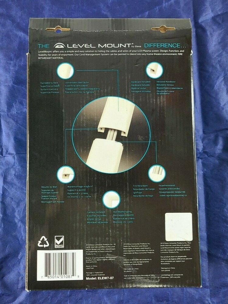 Level Mount ELEW7-07 10' External Wire Management Kit
