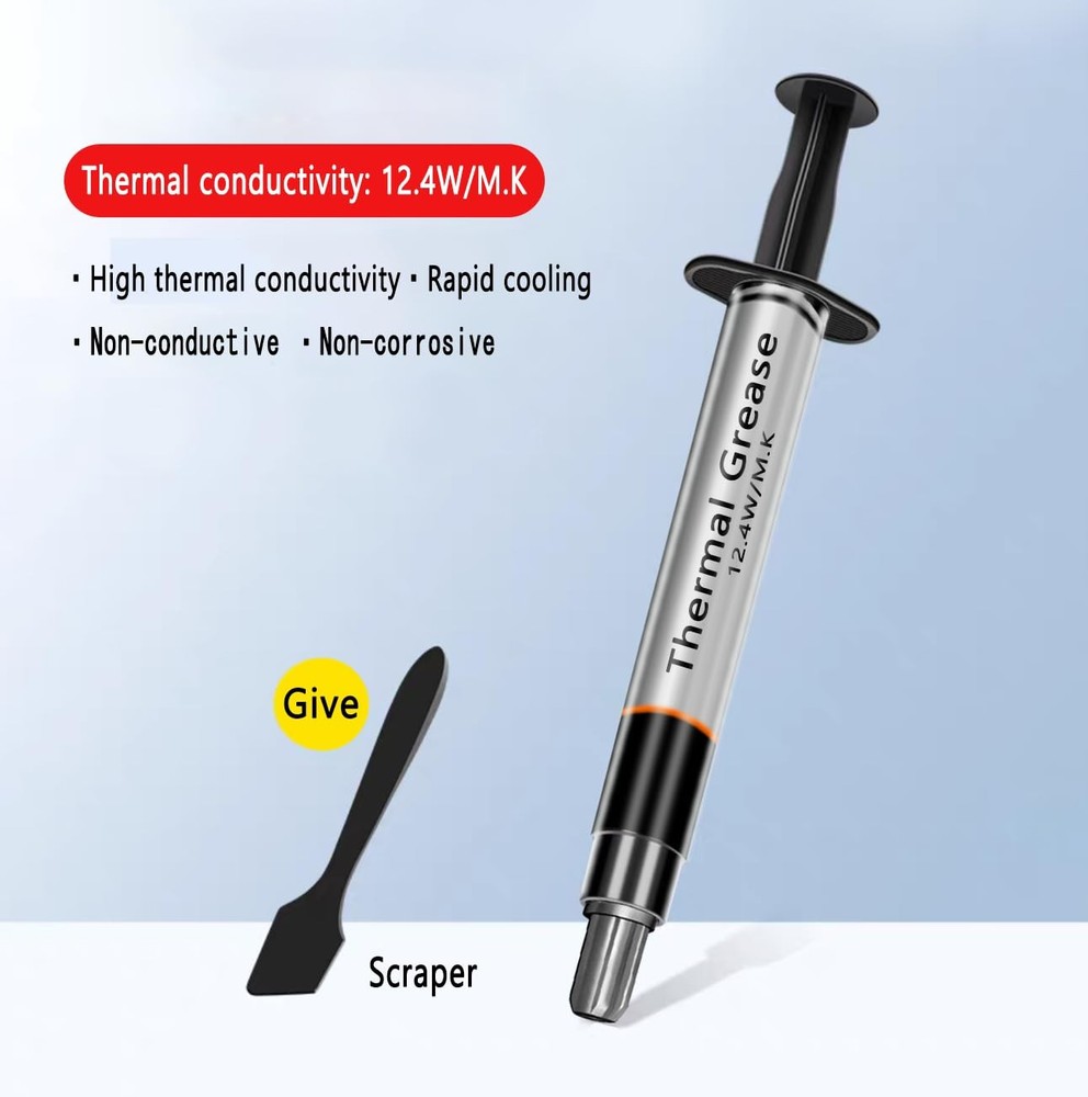 Silver Series Thermal Grease, High Performance Thermal Paste for Computer Man...