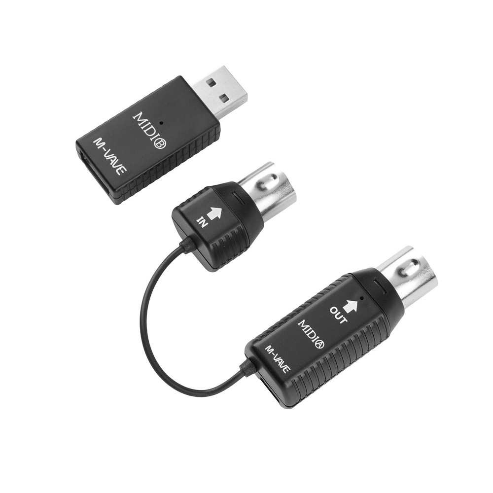 M-VAVE Mini Wireless Transmission System MIDI Bluetooth Adapter USB Plug Play