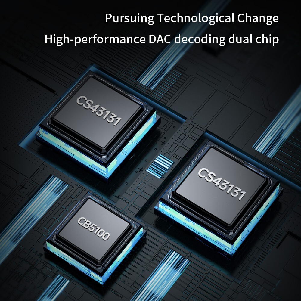 TRN Black Pearl Portable Earphone Power Amplifier HiFi Digital Audio Decoder