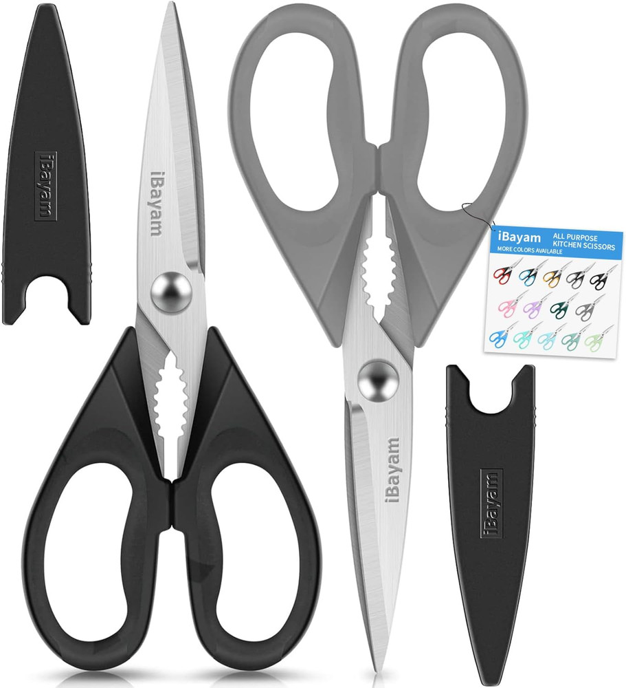 Kitchen Shears, Kitchen Gadgets Utensil Set, All Purpose Kitchen Shears with Pr