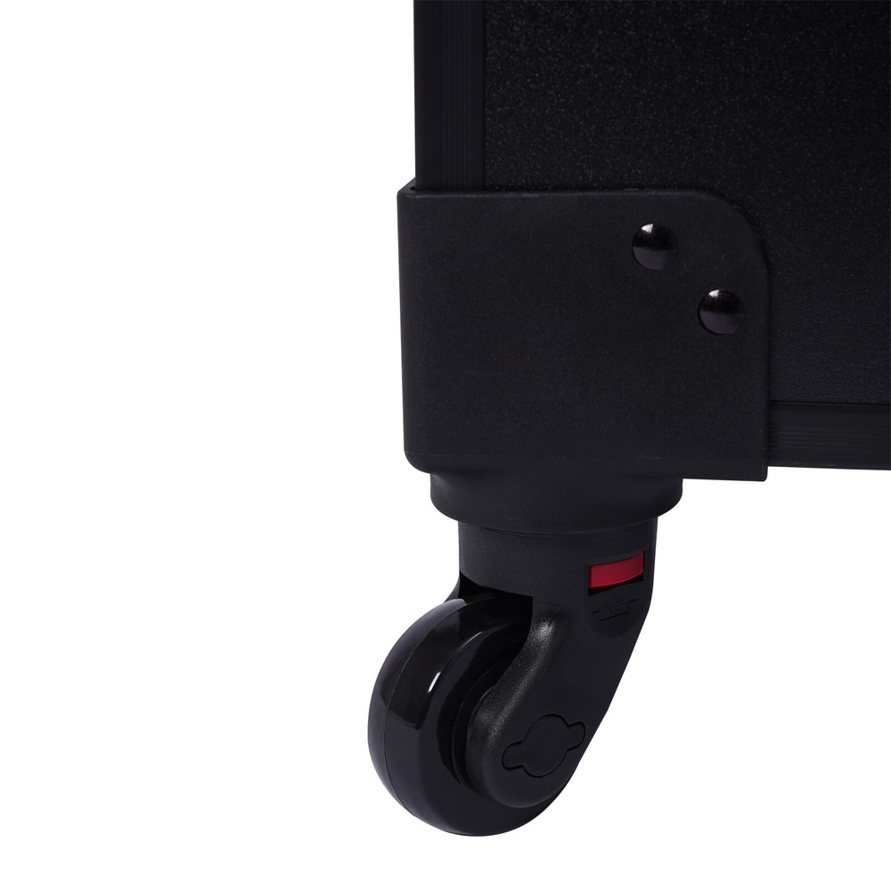 Professional Rolling Makeup Train Case Cosmetic Trolley Makeup Storage Organizer