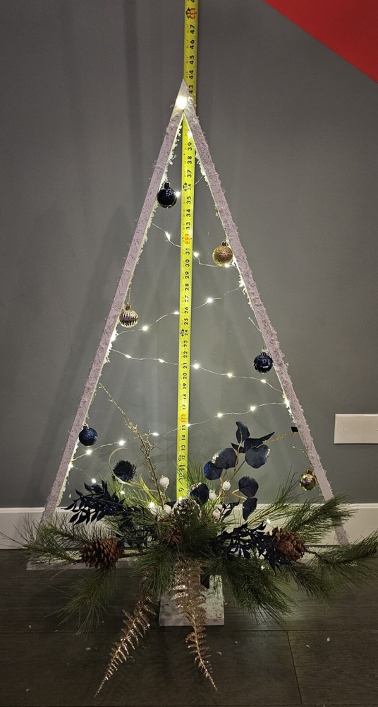 Wodden pine Christmas tree