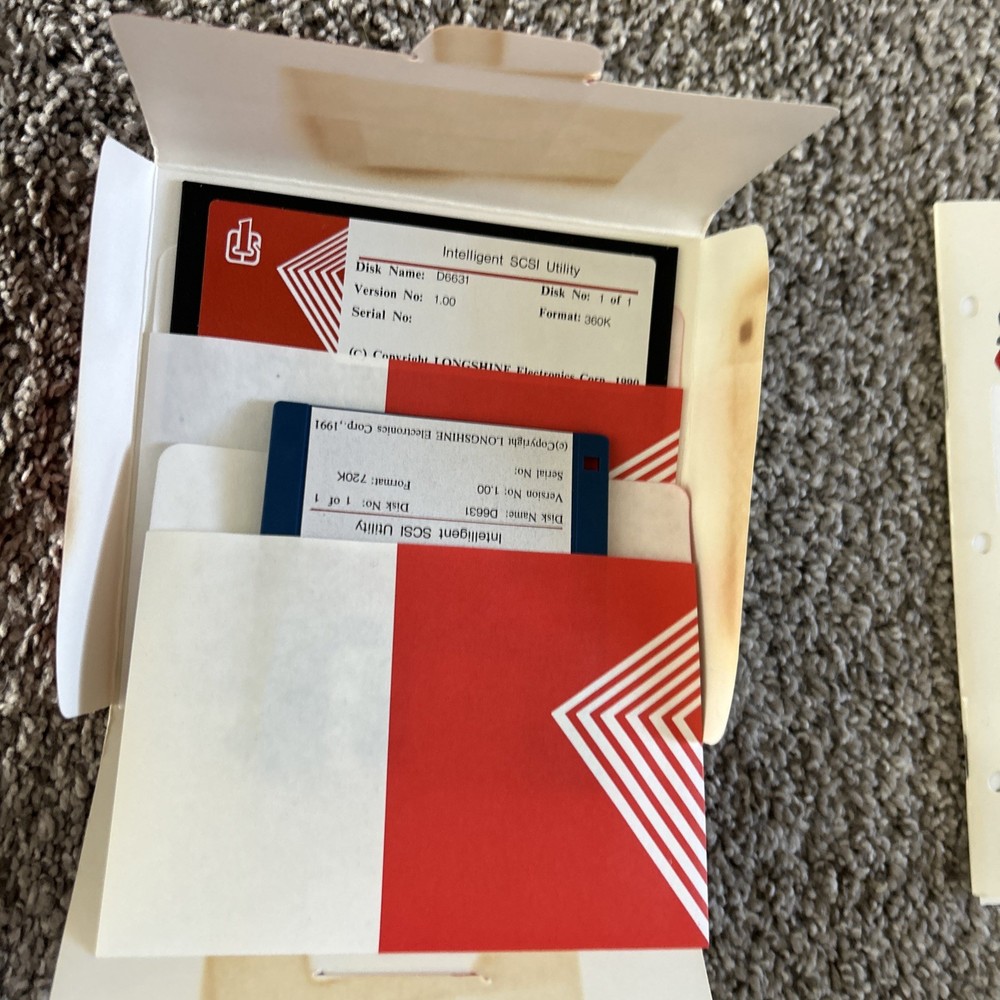 Vintage Longshine Microsystem LCS-6631 SCSI Controller Card – Untested