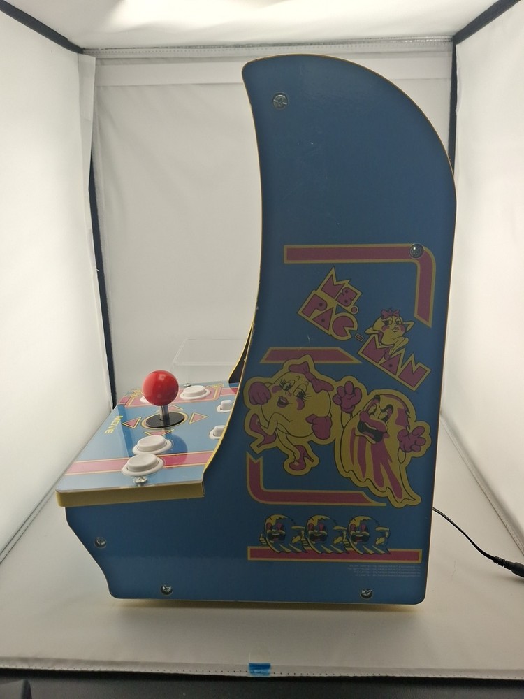 Arcade 1up 8261 Ms Pac-Man Tabletop Arcade GameSystem 16" Tested - works