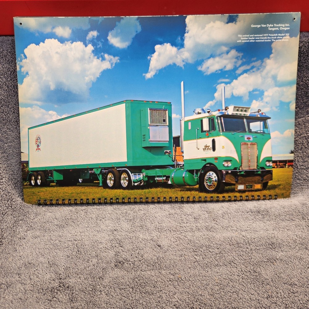 Fleetpride 2020 Calendar. Tractor Trailers. Excellent Condition.