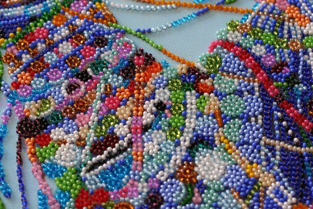 Bead Embroidery Kit "Camel" Stitching Handmade Beadwork