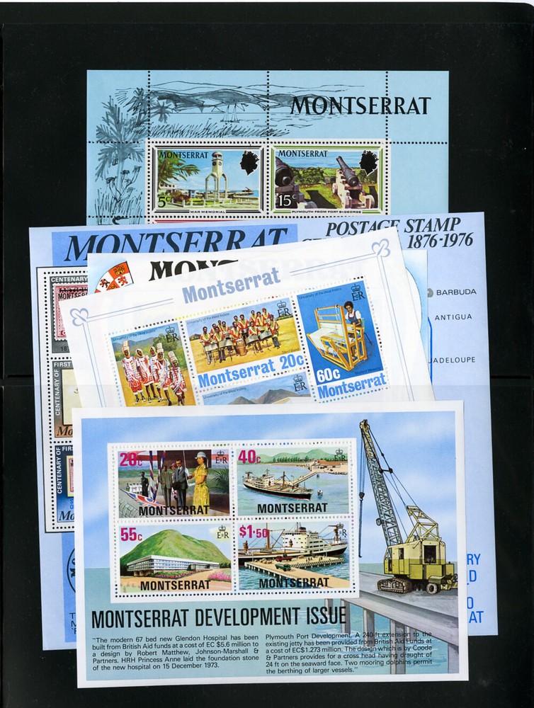 Montserrat Stamps Mint NH Collection