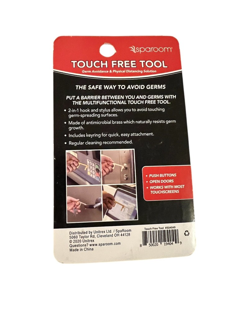 Touch Free Keychain - Easy and Safe Touch Free Tool