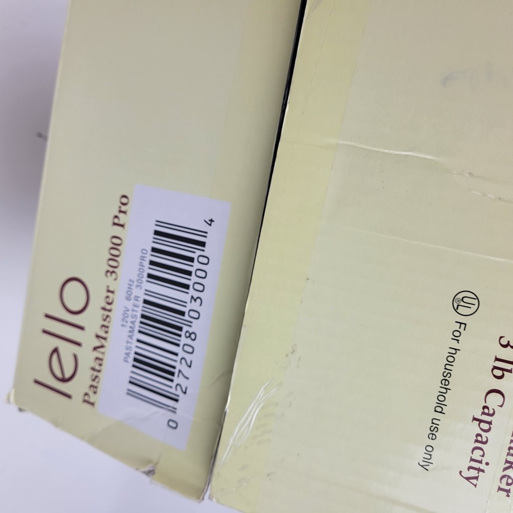 LELLO PastaMaster PM-3000PRO. White. New In Box
