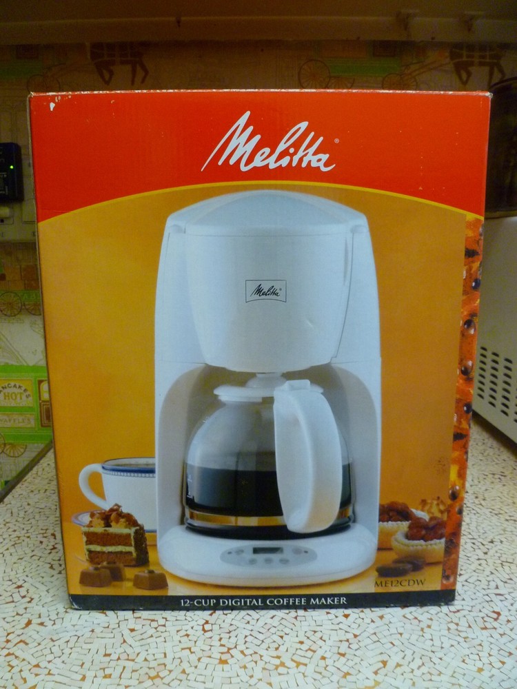Vintage Melitta 12-Cup Digital Programmable Coffee Maker - ME12CDW