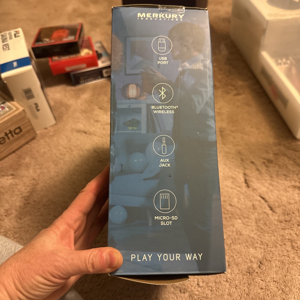 Merkury Star Studio System Karaoke Speaker & Wireless Microphone