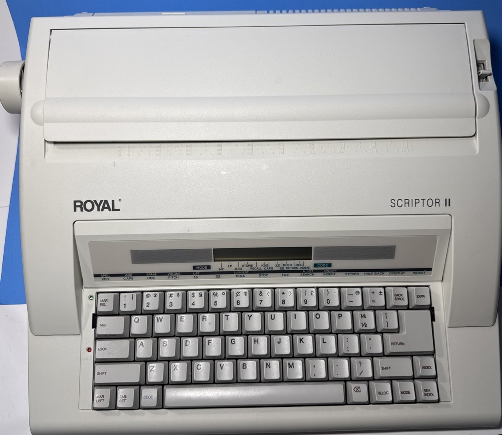Royal Scriptor II Electronic Typewriter (REFURBISHED BY PRO) EXCELLENT CONDITION