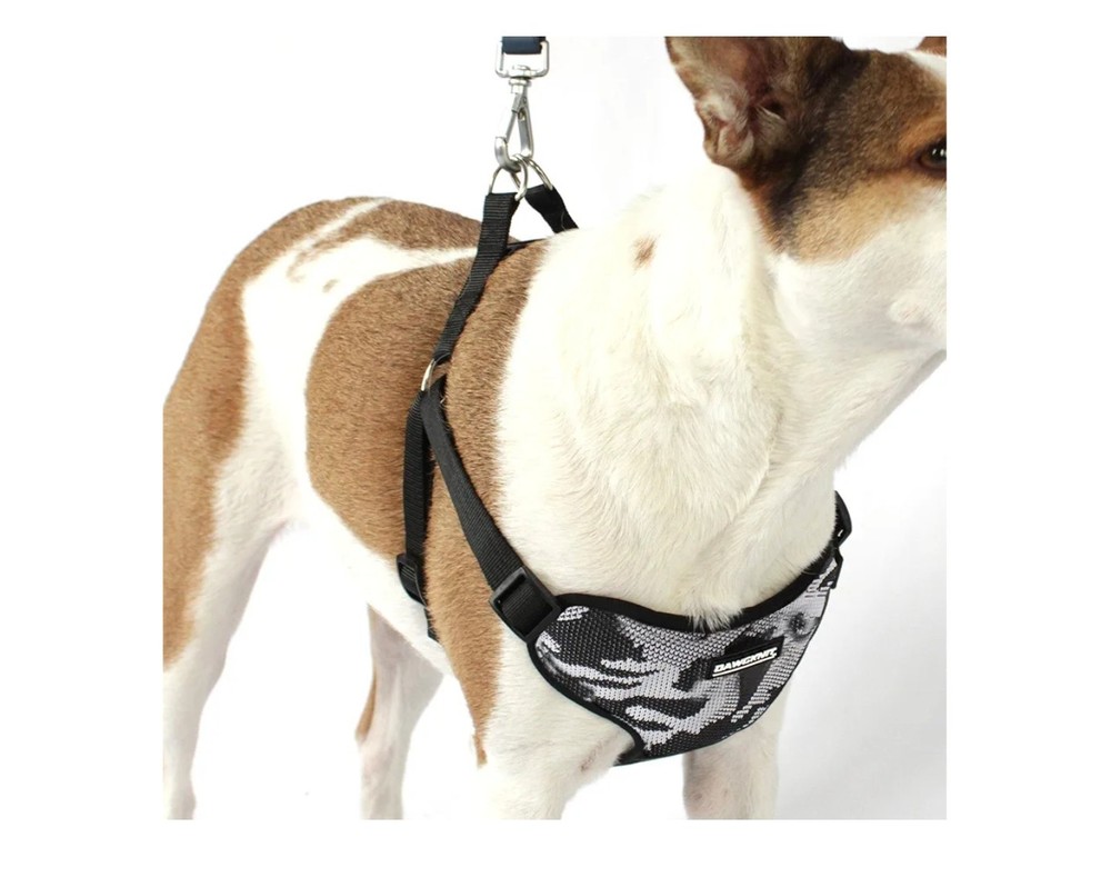 DawgKnit No Pull Dog Harness Step in Adjustable Vest Harness with Buckle Medium