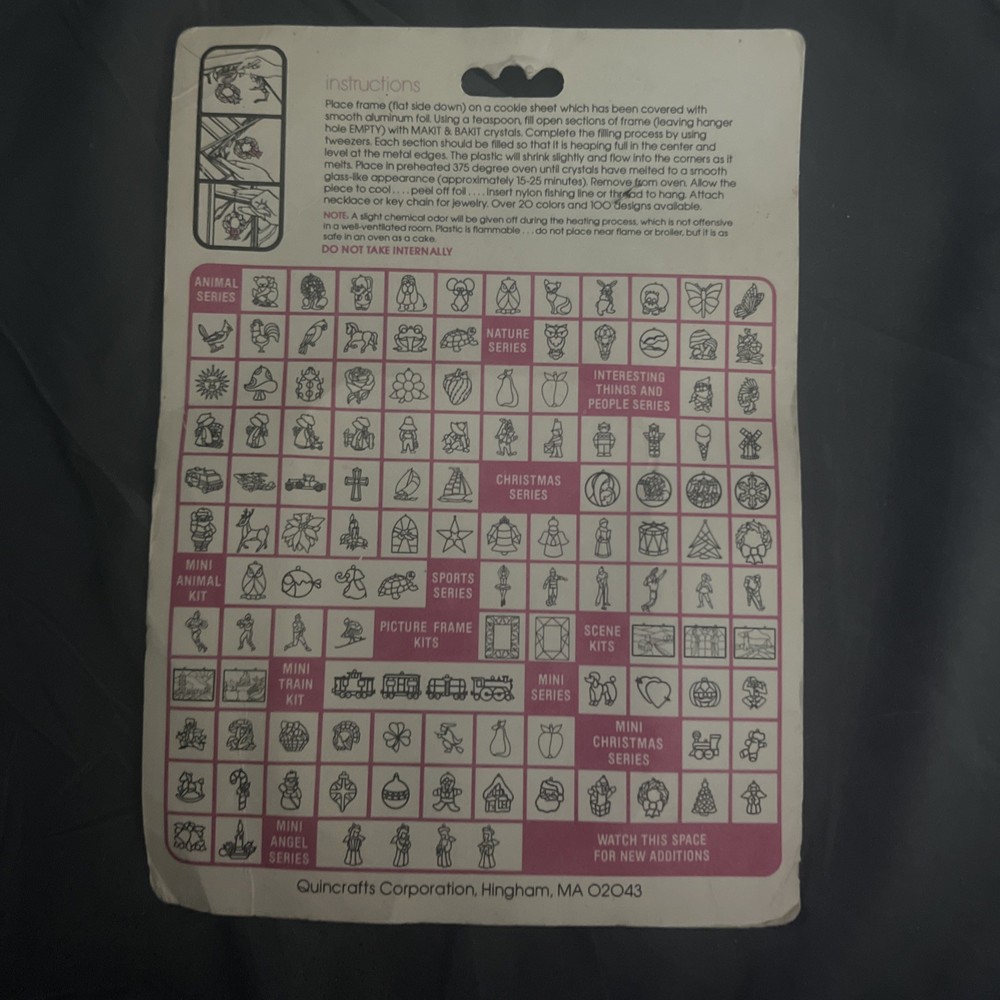 vintage “stained glass” Suncatcher