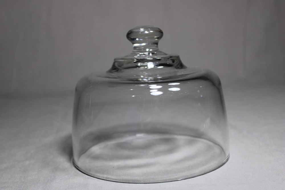 1 Anchor Hocking Clear Glass 5" Tall Dome/Lid