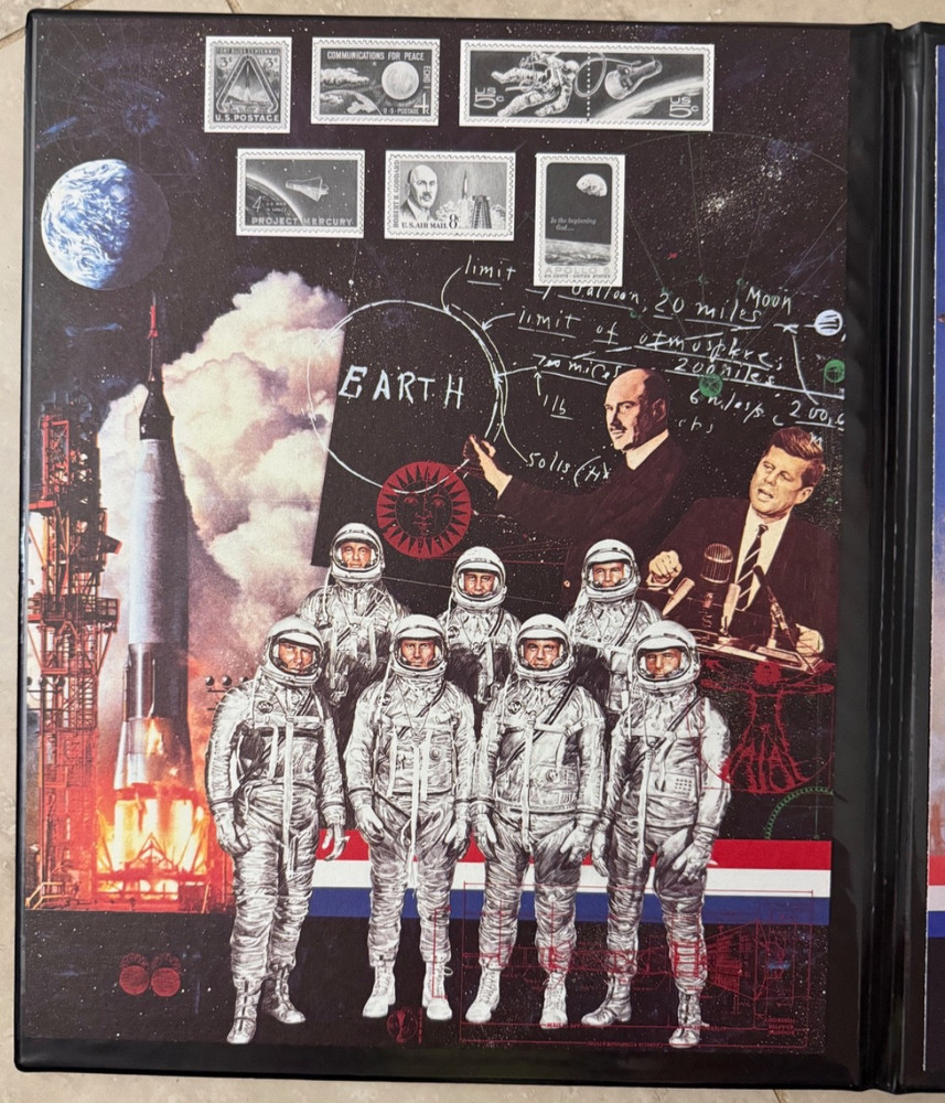 PROJECT MERCURY APOLLO & SPACE SHUTTLE ERA CHRIS CALLE TRI-FOLDER PRESENTATION