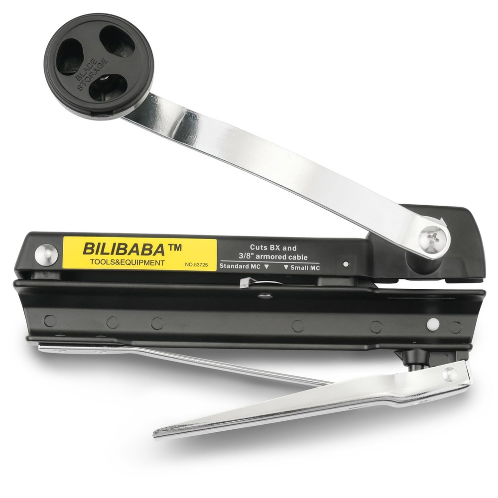 53725 Armored and BX Cable Cutter, Easy-Assembly MC Cutter with Black