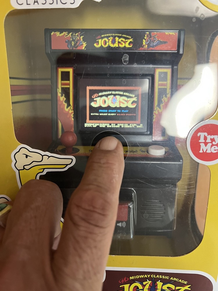 Retro Joust Mini Arcade Classics 08 Midway Classic Arcade Game
