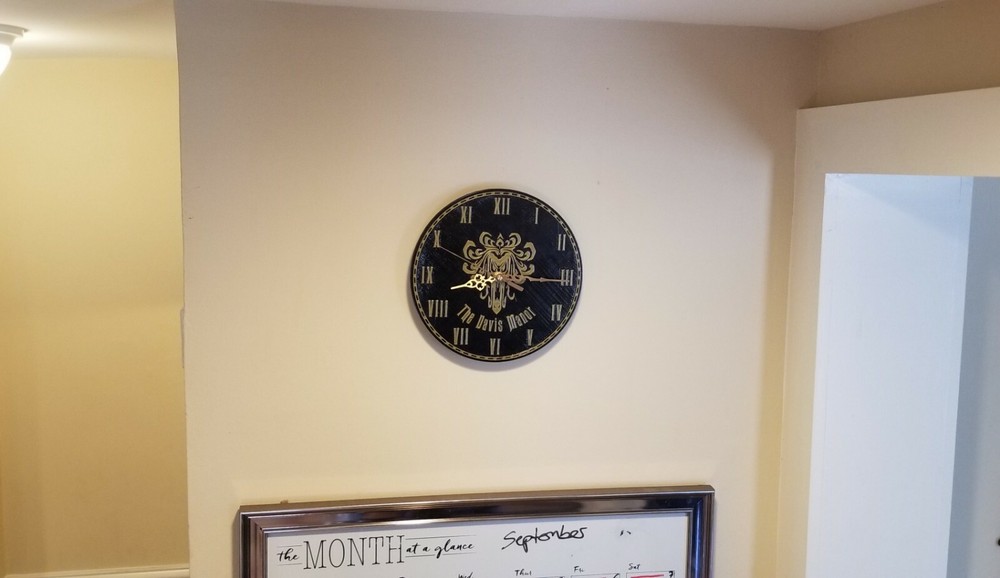 Personalized Haunted Mansion Welcome Foolish Mortals Inspired Wall Clock