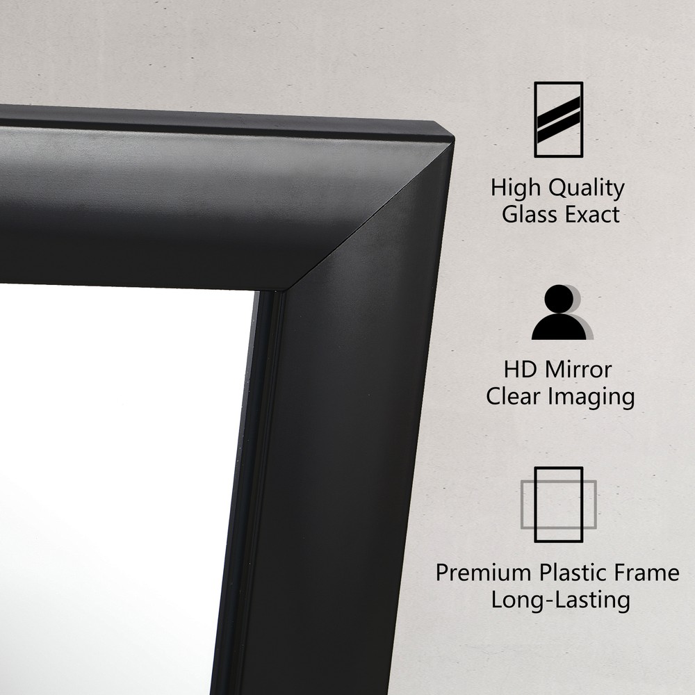 2PCS Bathroom Rectangular Wall Mounted Mirror PS Frame Vanity Mirror 24" x 36"