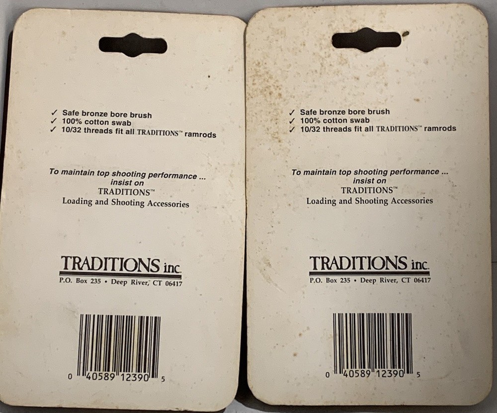 Bore Brush Swab Set for .54 Cal. Muzzleloader with 10-32 Threads - 2 SETS!