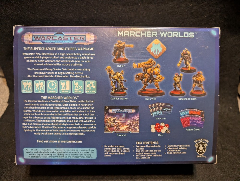 Warcaster Marcher Worlds Command Group Starter Set Privateer Press 82001