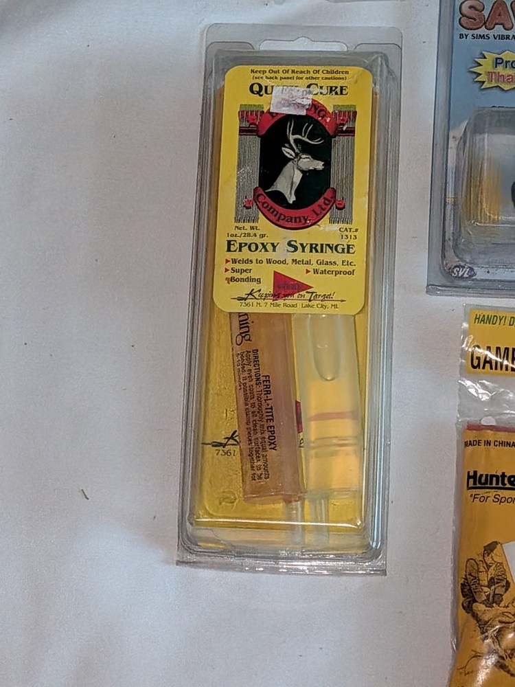 8 NOS Unopened MUZZLE LOADING and ARCHERY Products *** FREE SHIPPING